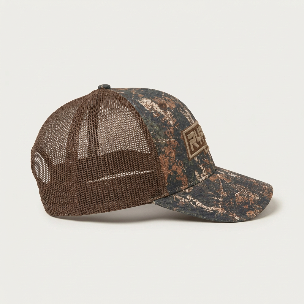 RYPA Camo Trucker Cap – Adjustable Snapback