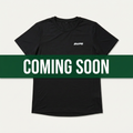 T-shirt front with Coming Soon banner across the garment